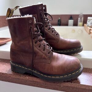 Dr.Martens Brown leather boots size 9